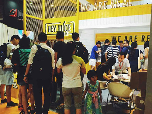 蜜菓兄弟品牌茶桔便火爆广州展会
