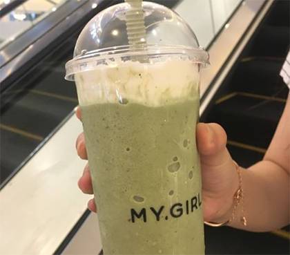 抹茶蜜乐冰
